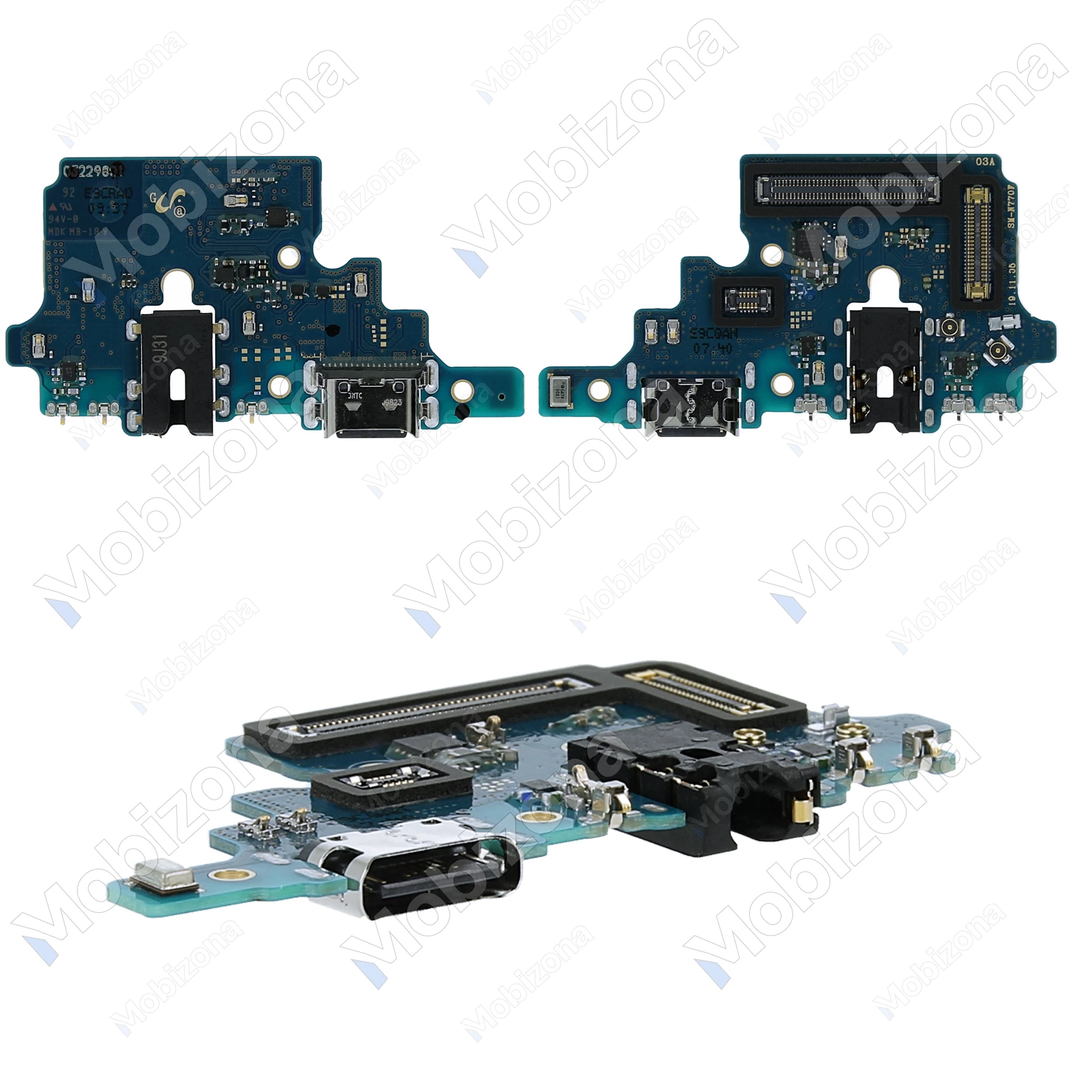 Samsung Galaxy Note 10 Lite Charging Port, Headphone Jack and Microphone (PCB Board)