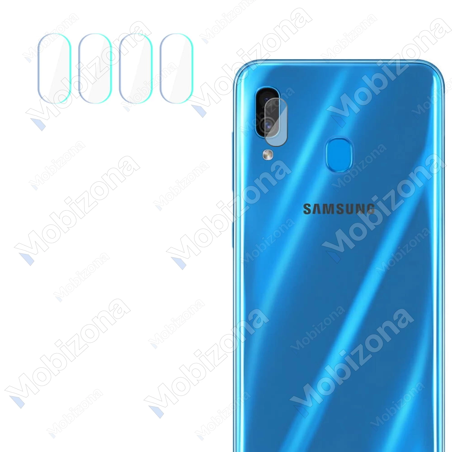 Samsung Galaxy A30 apsauginis stiklas kamerai 3MK Lens Protection (4vnt.)