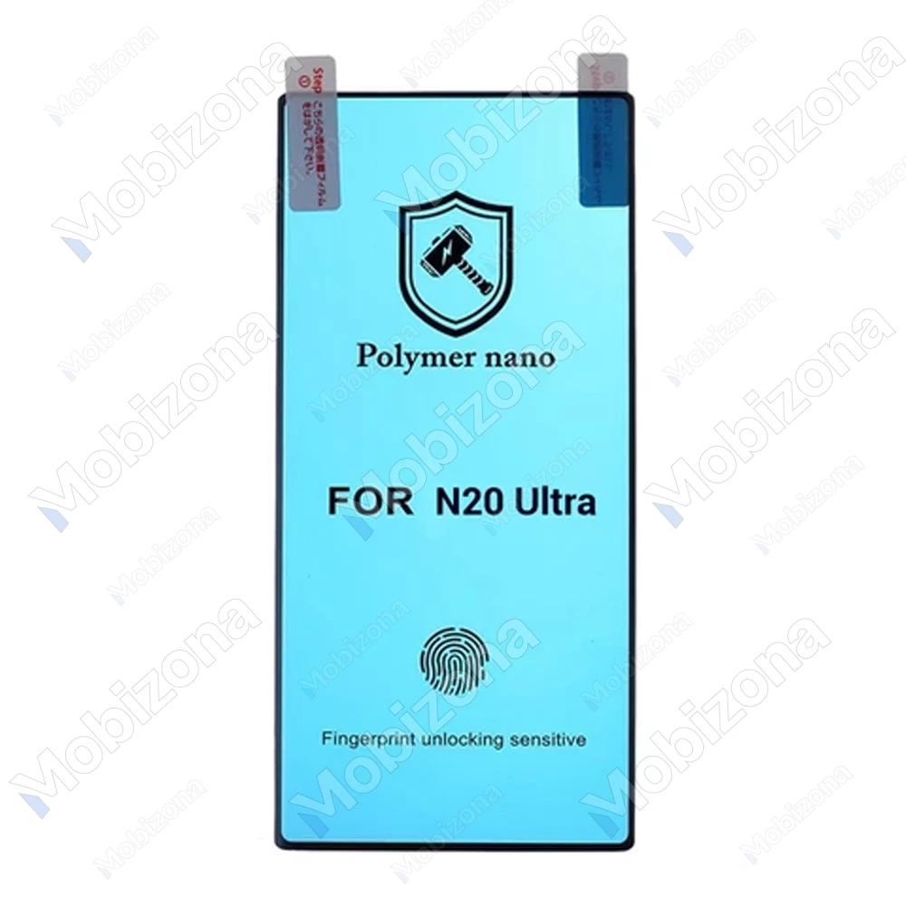 Samsung Galaxy Note 20 Ultra, Note 20 Ultra 5G apsauginis hibridinis stiklas Polymer Nano
