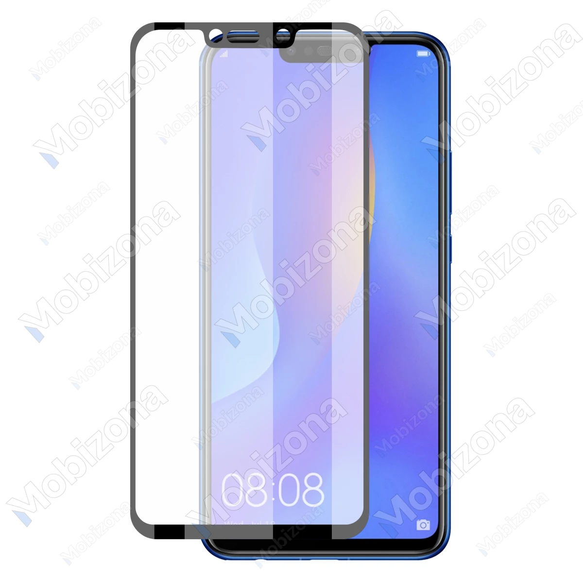 Huawei Mate 20 Lite, Nova 3, Nova 3i, P Smart Plus (2018) apsauginis stiklas 5D Full Glue