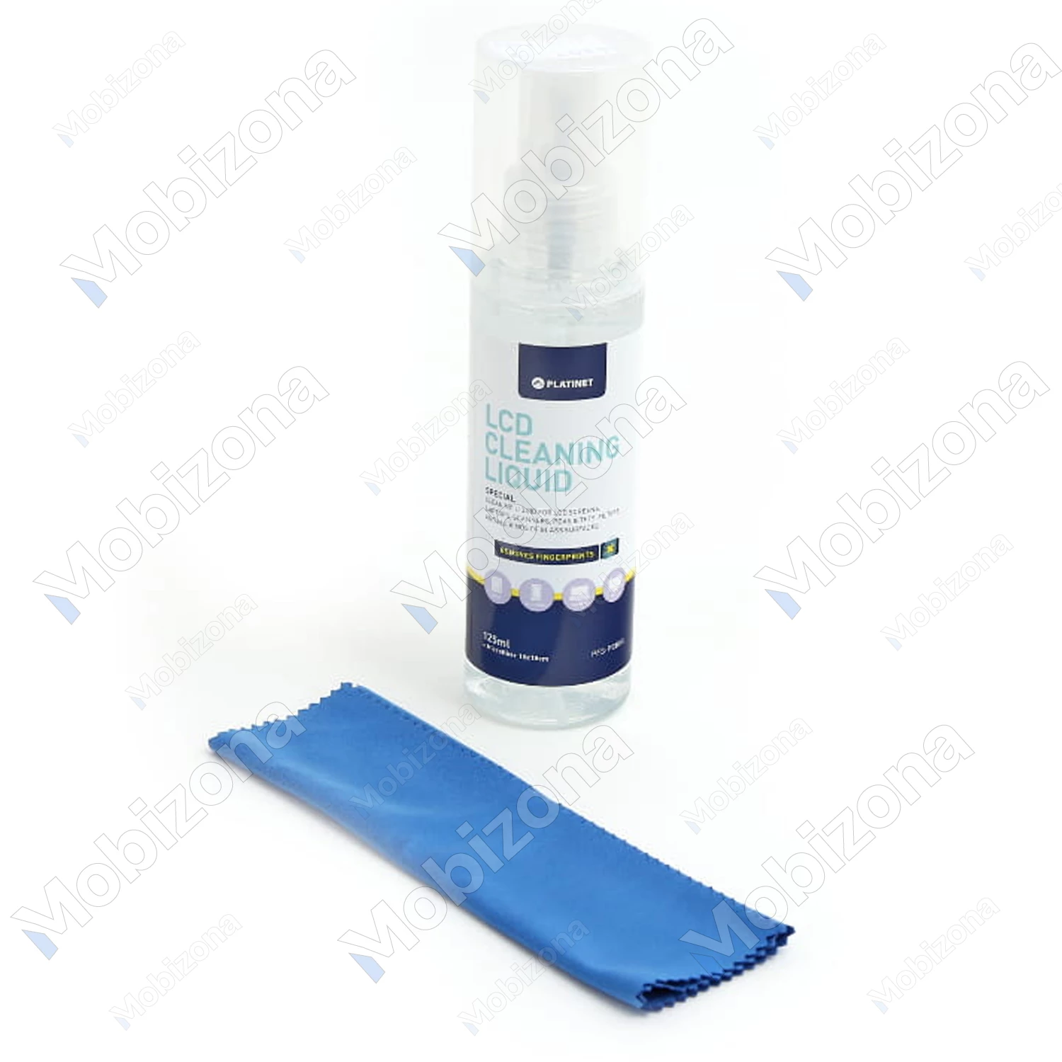 LCD Cleaning Liquid with microfiber cloth Platinet (125ml)