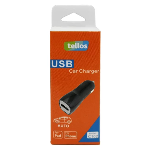 Automobilinis įkroviklis USB Tellos C102 (1.0A)