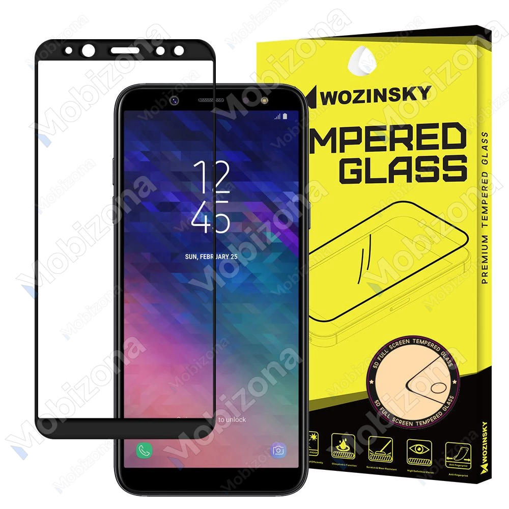Samsung Galaxy A6 (2018) Tempered Glass Wozinsky 5D Full Glue