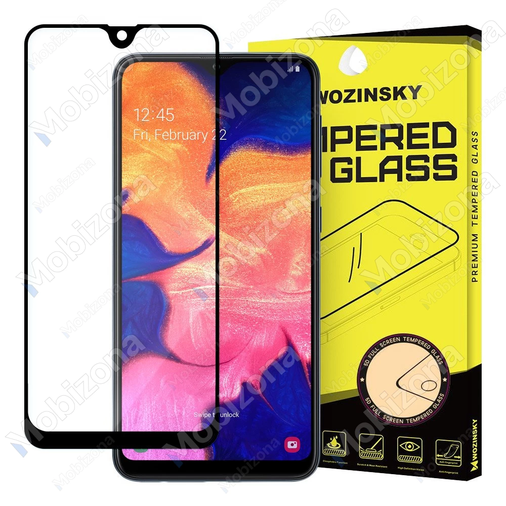 Samsung Galaxy A10 apsauginis stiklas Wozinsky 5D Full Glue