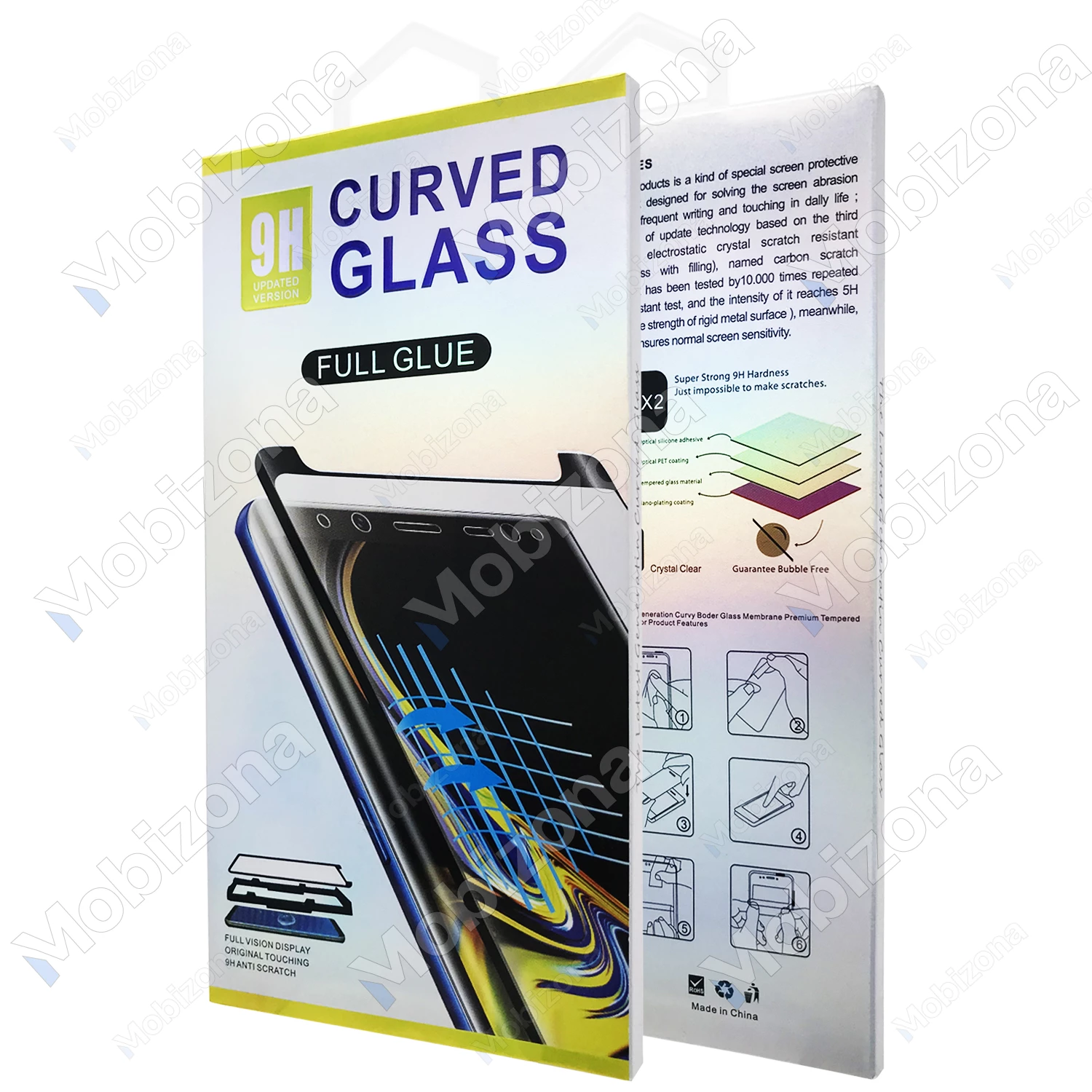 Samsung Galaxy Note 20 Ultra, Note 20 Ultra 5G apsauginis stiklas 9D Curved