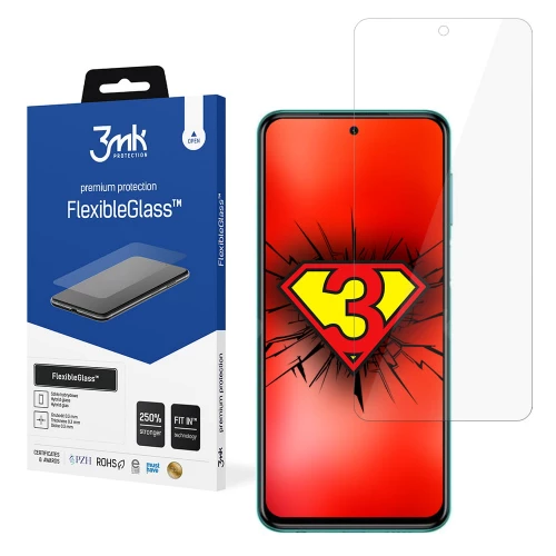 Xiaomi Redmi Note 9 Pro, Note 9 Pro Max, Note 9S apsauginis hibridinis stiklas 3MK FlexibleGlass Xiaomi Redmi Note 9 Pro, Note 9 Pro Max, Note 9S apsauginis hibridinis stiklas 3MK FlexibleGlass