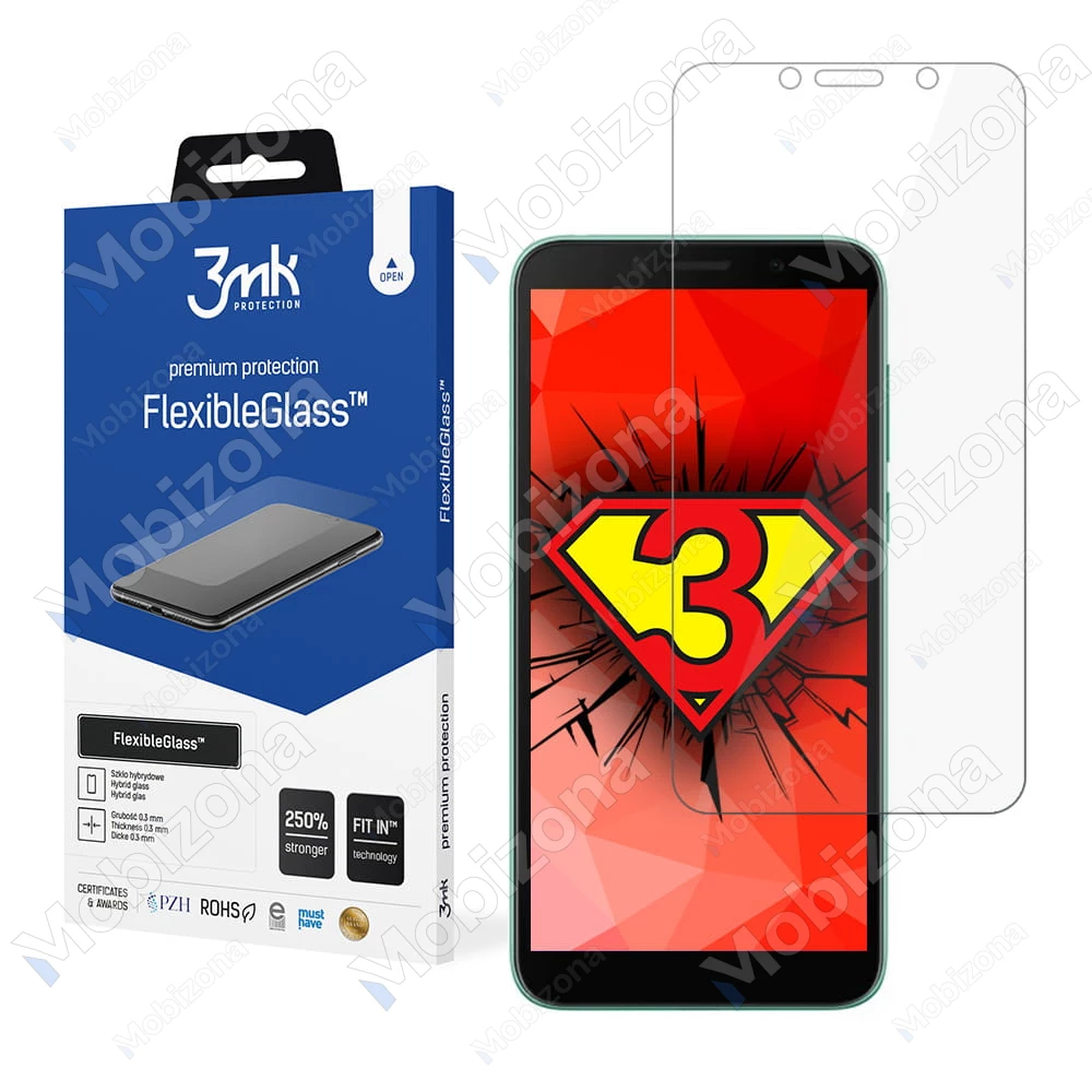 Huawei Y5p apsauginis hibridinis stiklas 3MK FlexibleGlass