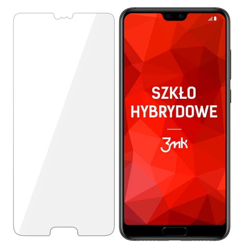 Huawei P20 Pro apsauginis hibridinis stiklas 3MK FlexibleGlass