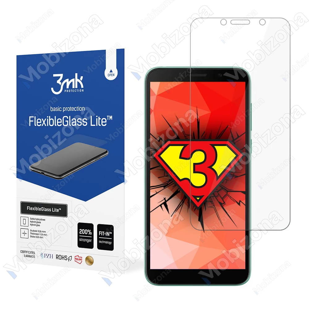 Huawei Y5p apsauginis hibridinis stiklas 3MK FlexibleGlass Lite