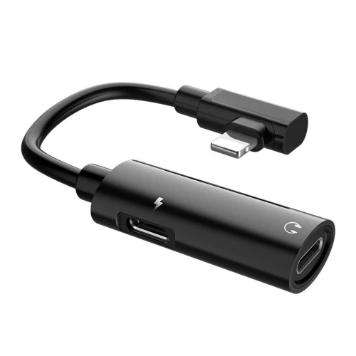 Apple Lightning - 2x Apple Lightning adapteris Hoco LS18 Apple Lightning - 2x Apple Lightning adapteris Hoco LS18