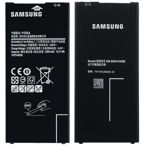 Samsung Galaxy J4+ (2018), Galaxy J6+ (2018) akumuliatorius, baterija (EB-BG610ABE) Samsung Galaxy J4+ (2018), Galaxy J6+ (2018) akumuliatorius, baterija (EB-BG610ABE)