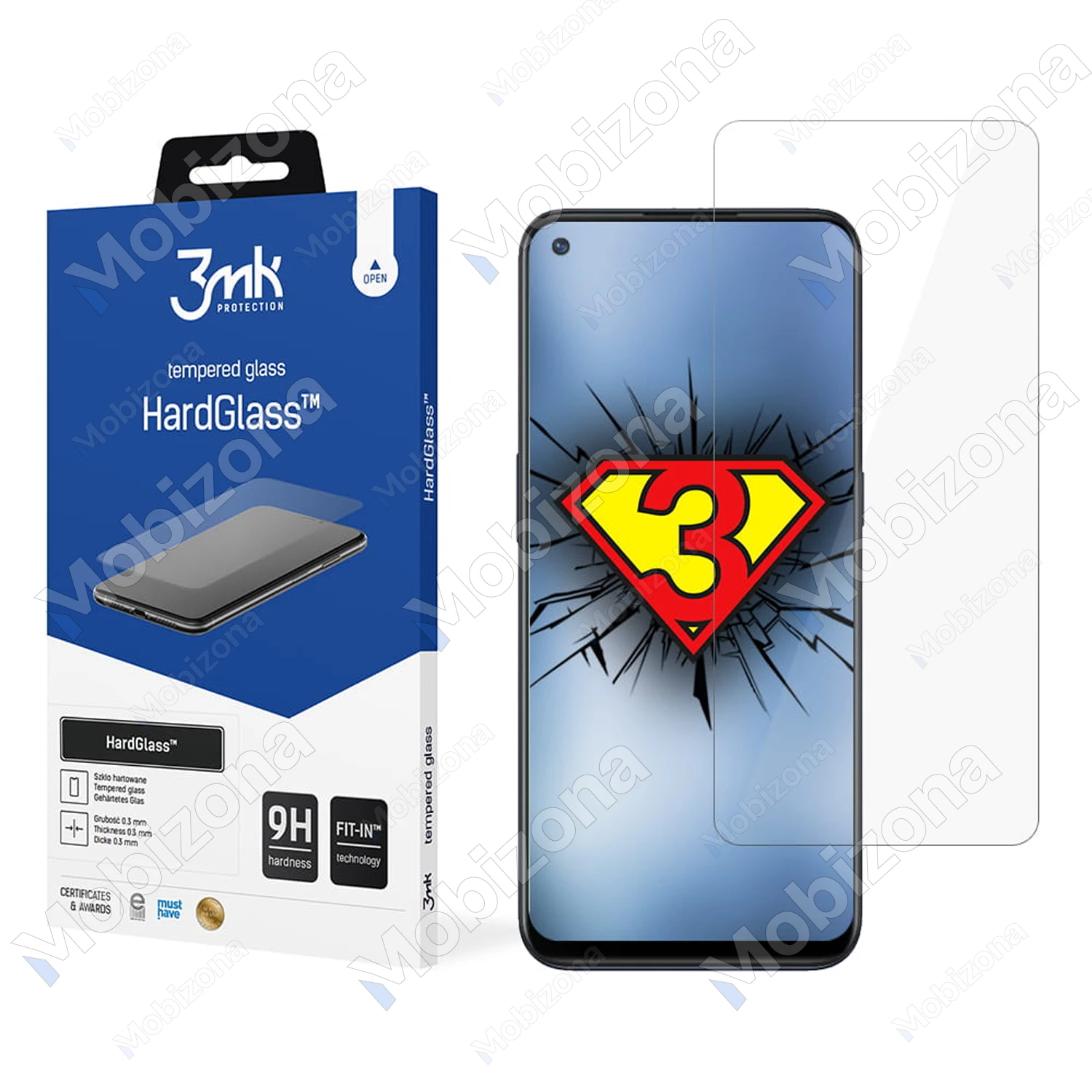 OnePlus Nord N100 Tempered Glass 3MK HardGlass
