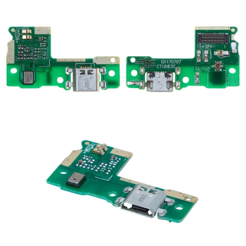 Huawei P9 Lite Mini, Y6 Pro (2017) Charging Port and Microphone (PCB Board)
