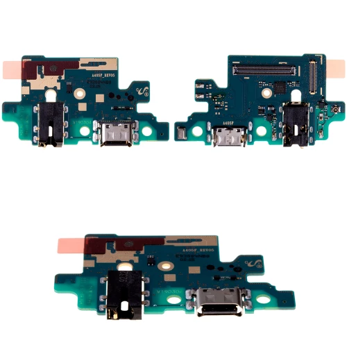Samsung Galaxy A40 Charging Port, Headphone Jack and Microphone (PCB Board)