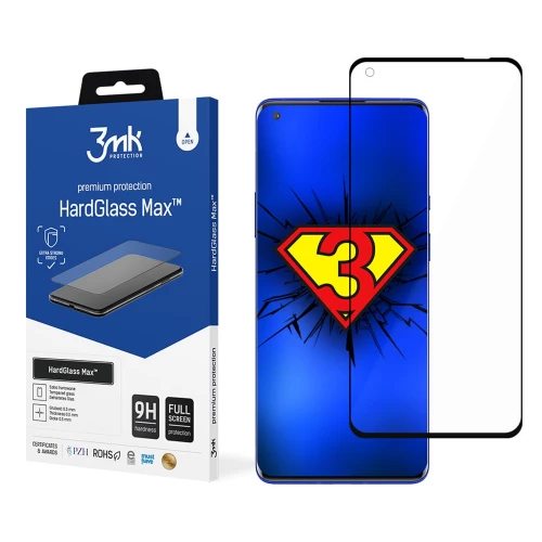 OnePlus 8 Tempered Glass 3MK HardGlass Max OnePlus 8 Tempered Glass 3MK HardGlass Max