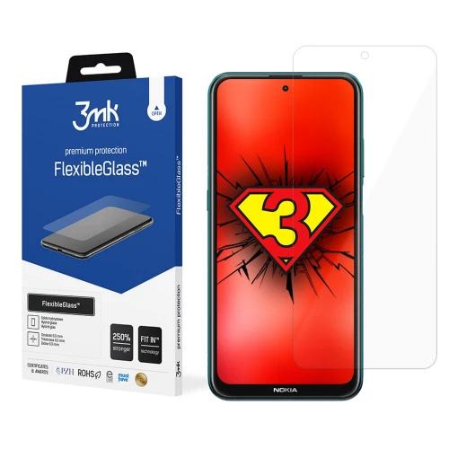 Nokia X10, X20 apsauginis hibridinis stiklas 3MK FlexibleGlass Nokia X10, X20 apsauginis hibridinis stiklas 3MK FlexibleGlass