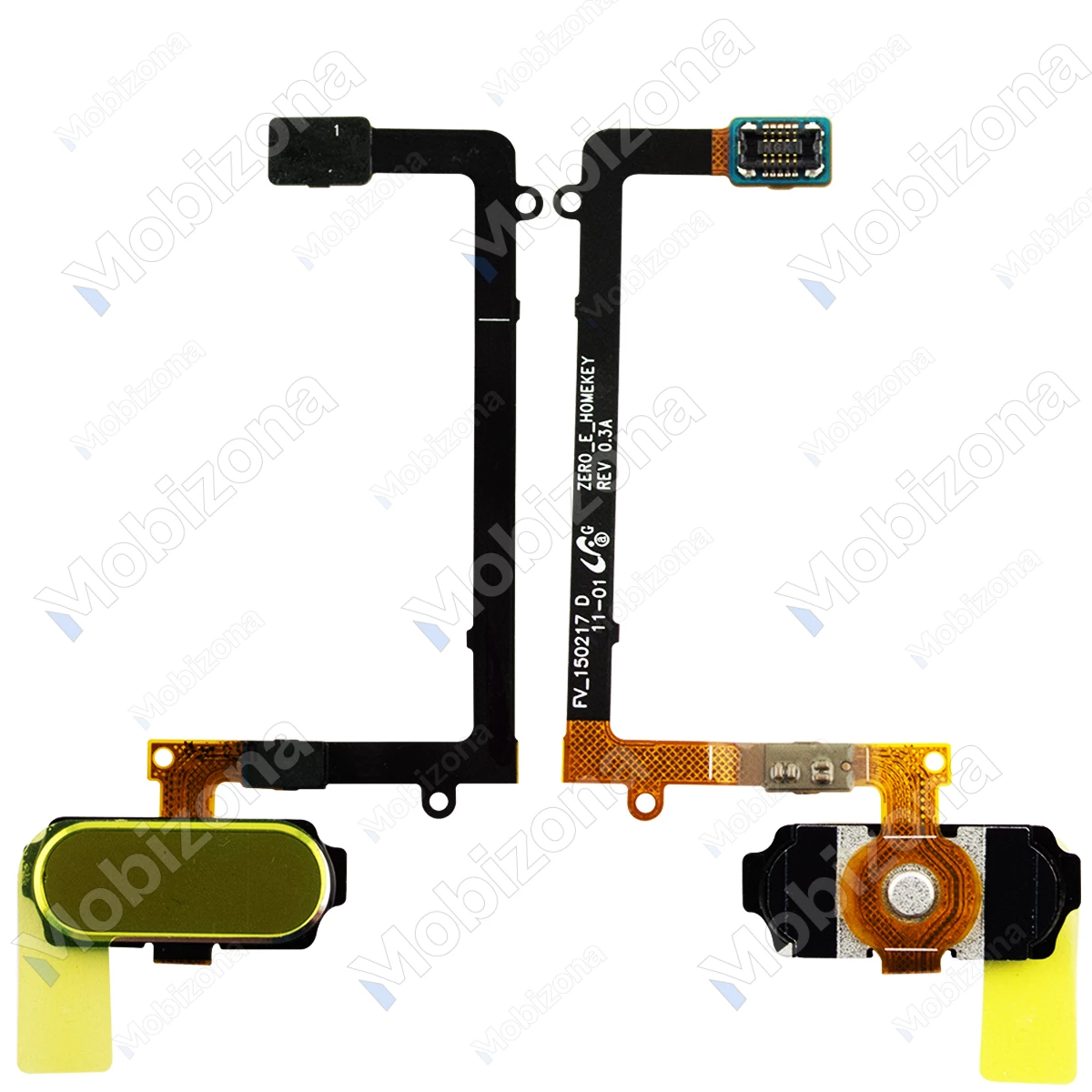 Samsung Galaxy S6 Edge pagrindinis mygtukas ir piršto antspaudas (lanksčioji jungtis)
