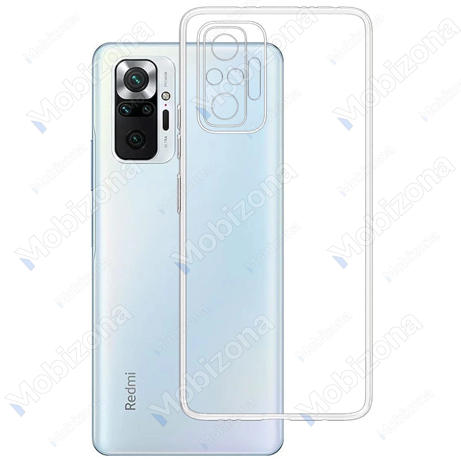 Xiaomi Redmi Note 10 Pro, Redmi Note 10 Pro Max dėklas 3MK Clear Case