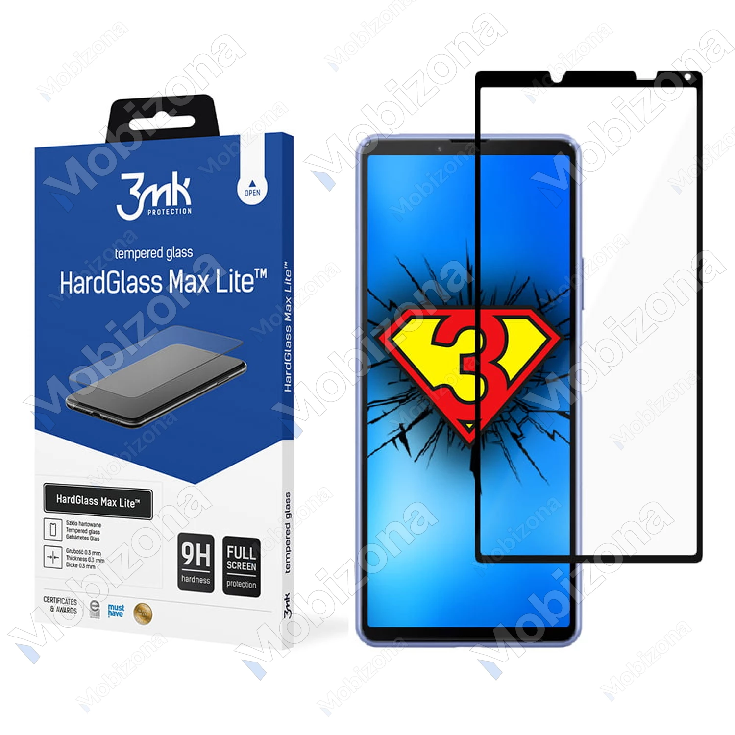 Sony Xperia 10 III Tempered Glass 3MK HardGlass Max Lite