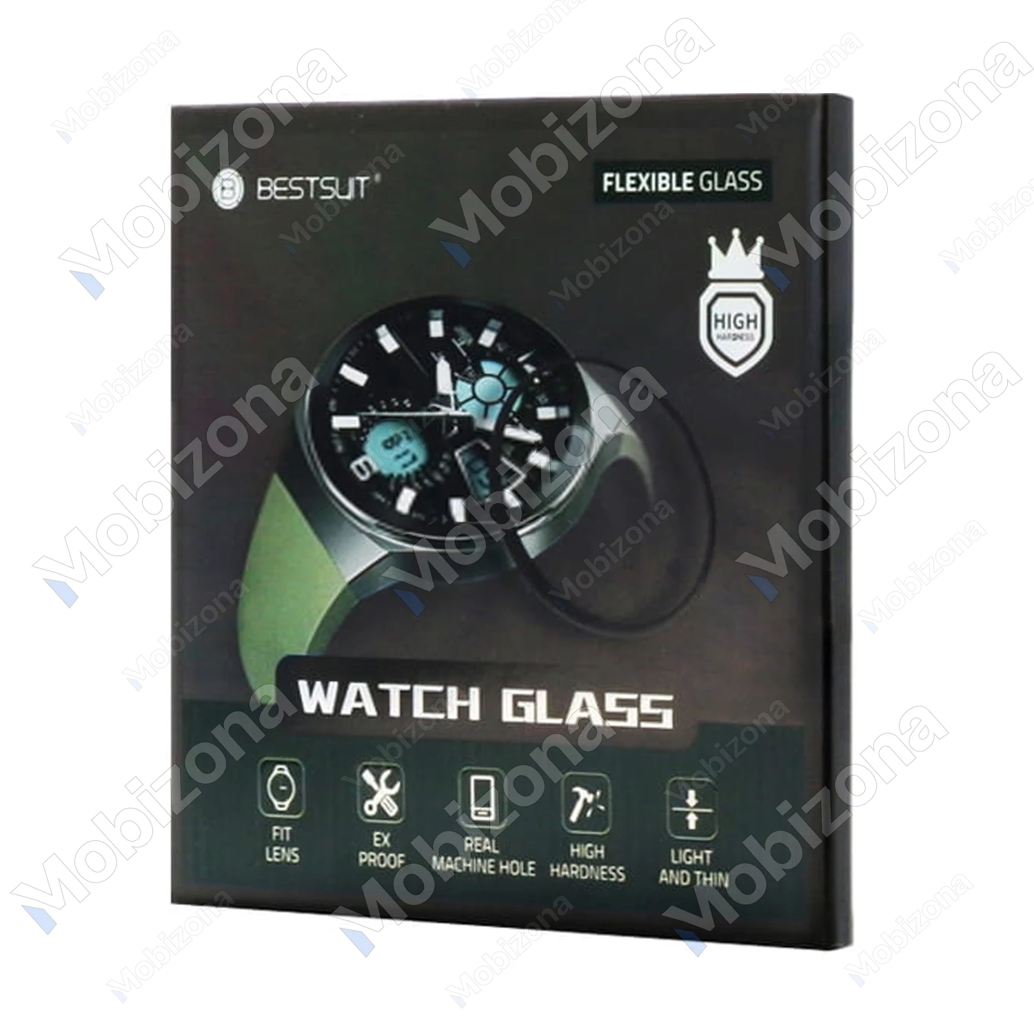 Samsung Galaxy Watch 4 Classic 42mm apsauginis hibridinis stiklas Bestsuit Flexible 5D