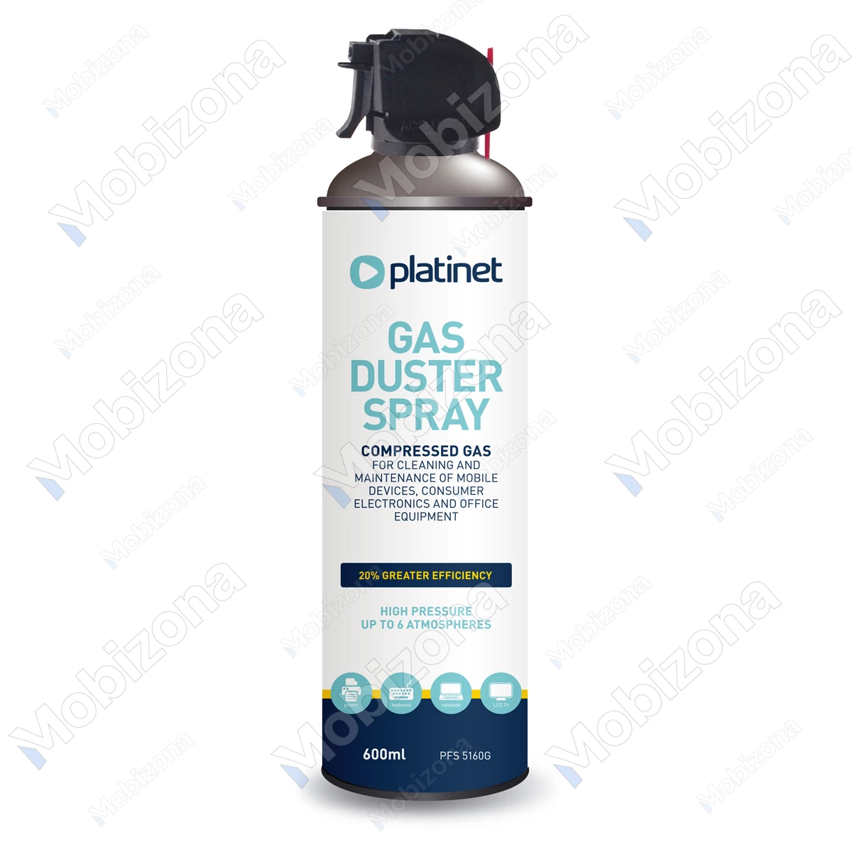 Gas Duster Spray Platinet PFS5160G (600ml)