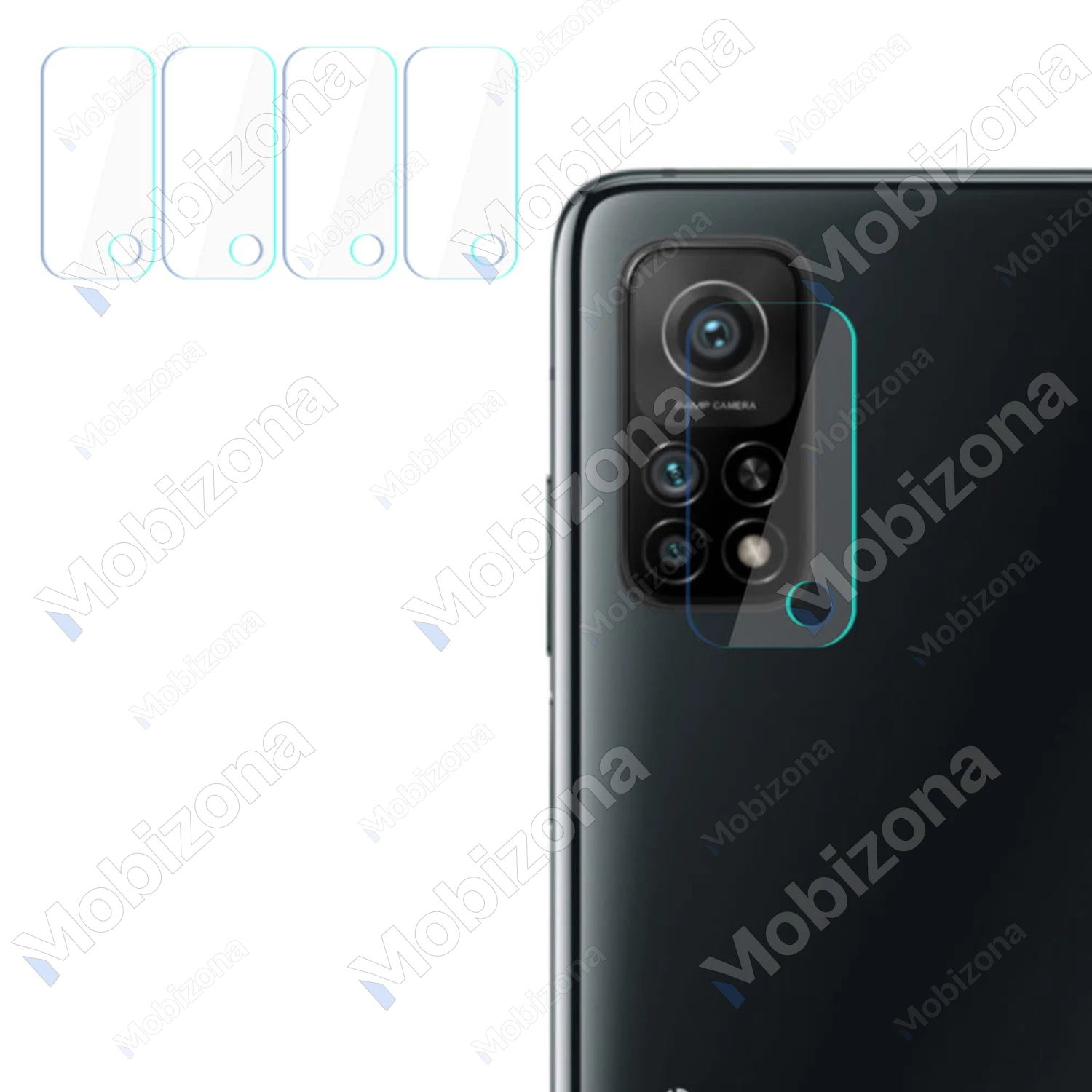 Xiaomi Mi 10T 5G, Mi 10T Pro 5G apsauginis stiklas kamerai 3MK Lens Protection (4vnt.)
