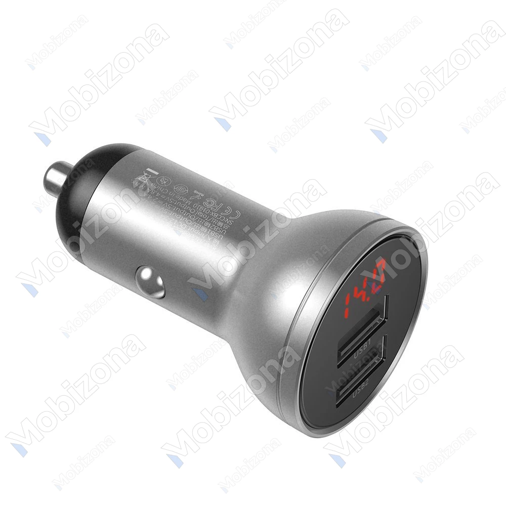 Car Charger 2x USB Baseus CCBX-0S (4.8A, 24W)