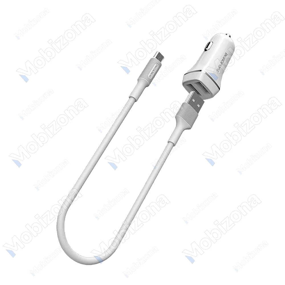 Car Charger 2x USB with micro USB Cable Borofone BZ2 Joyroad (2.4A)