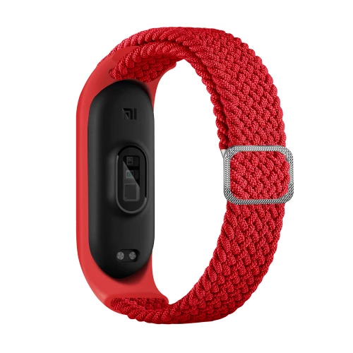 Xiaomi Mi Smart Band 6, 5, 4, 3 apyrankė Braided Fabric Strap