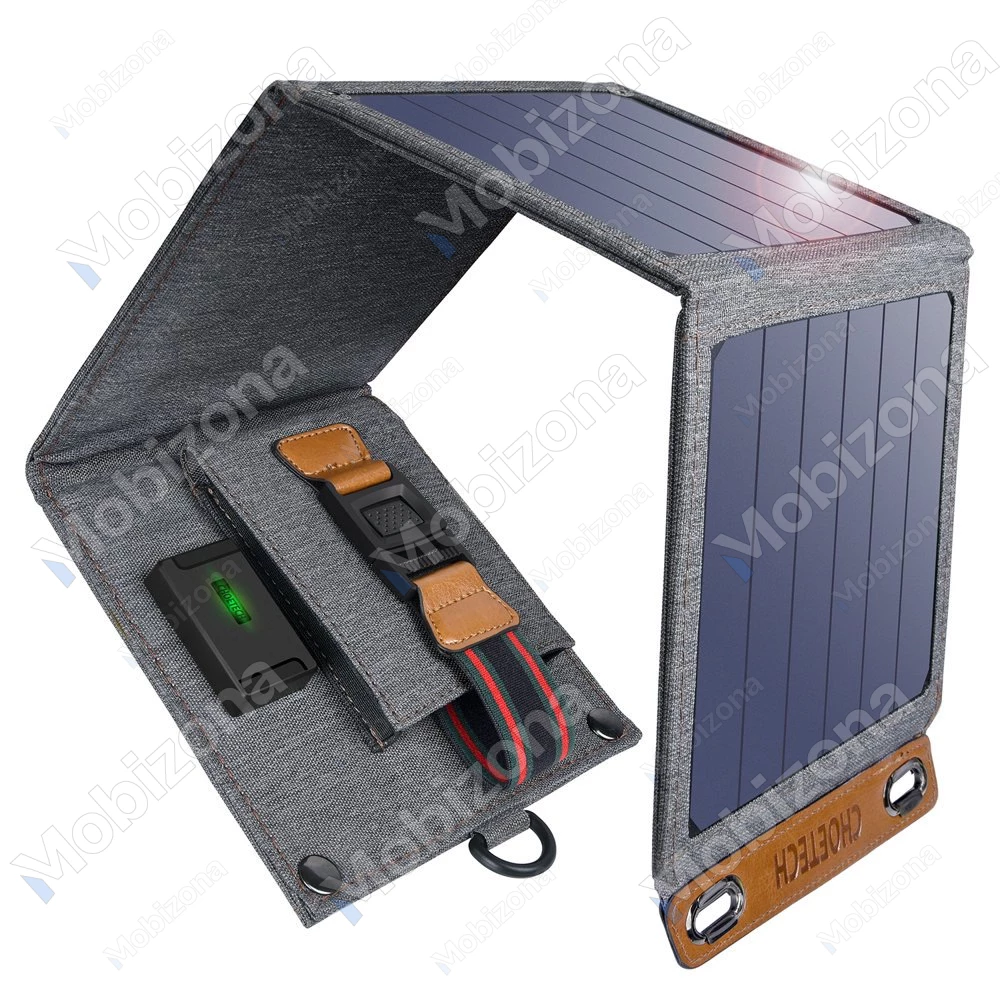 Saulės baterijų įkroviklis Choetech SC004 (2.4A, 14W)