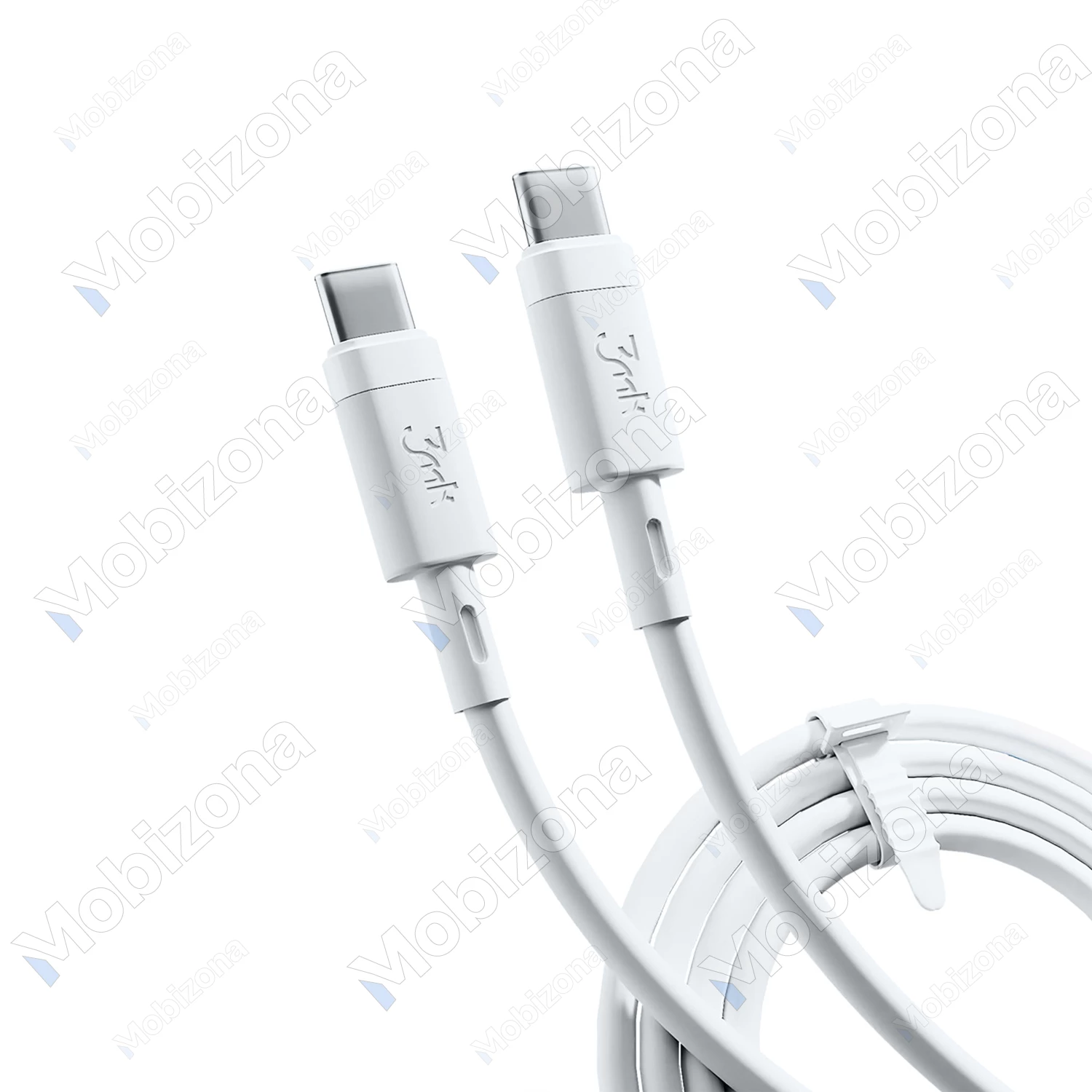 Type-C - Type-C laidas 3MK Hyper Silicone (3.0A, 60W, 1.0m)