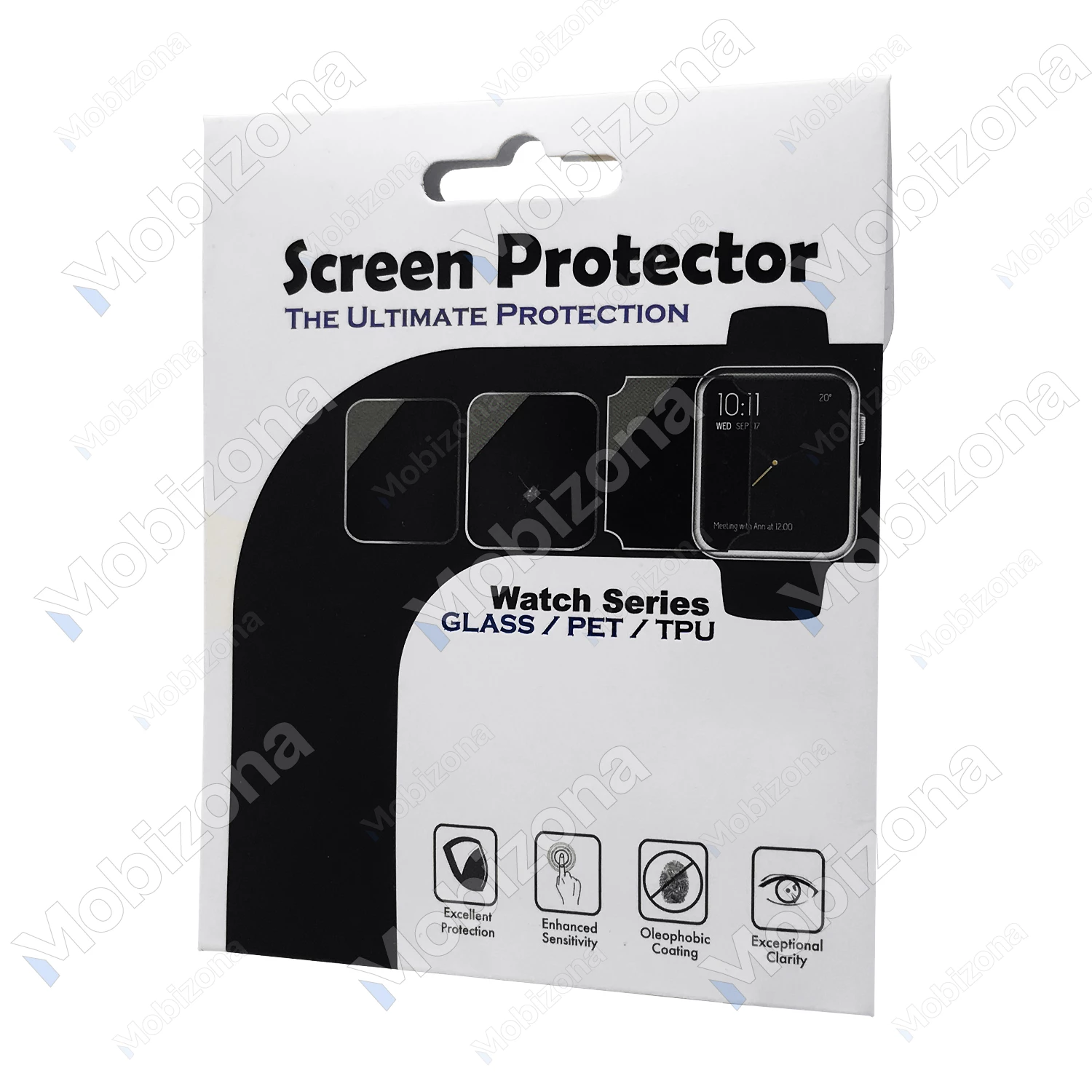 Apple Watch 4, 5, 6, SE, SE (2nd gen) 44mm Hybrid Glass Protector 3D Full Glue