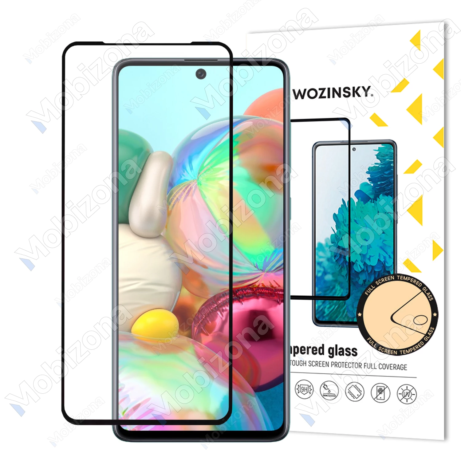 Samsung Galaxy A71, Note 10 Lite apsauginis stiklas Wozinsky 5D Full Glue