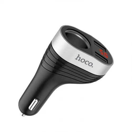 Automobilinis įkroviklis, šakotuvas 2x USB Hoco Z29 Regal (3.1A)
