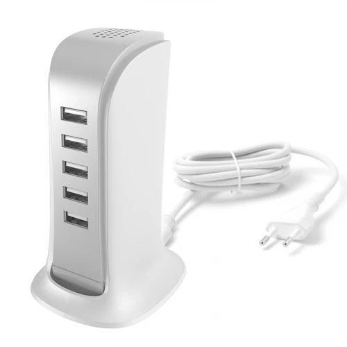 Įkroviklis 5x USB Dudao A5EU (5.0A, 25W)