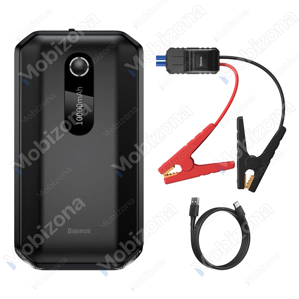 Daugiafunkcinis 1000A akumuliatoriaus starteris, išorinė baterija Baseus Super Energy Air Car Jump Starter (10000mAh)