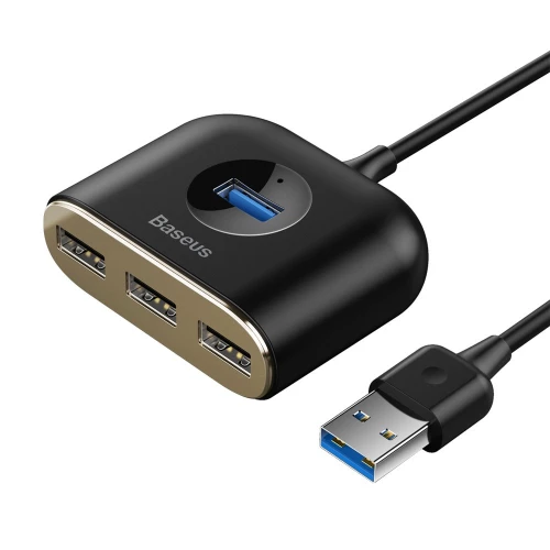 USB - USB 3.0, 3x USB 2.0 jungčių šakotuvas, Hub adapteris Baseus Square Round CAHUB-AY01 USB - USB 3.0, 3x USB 2.0 jungčių šakotuvas, Hub adapteris Baseus Square Round CAHUB-AY01