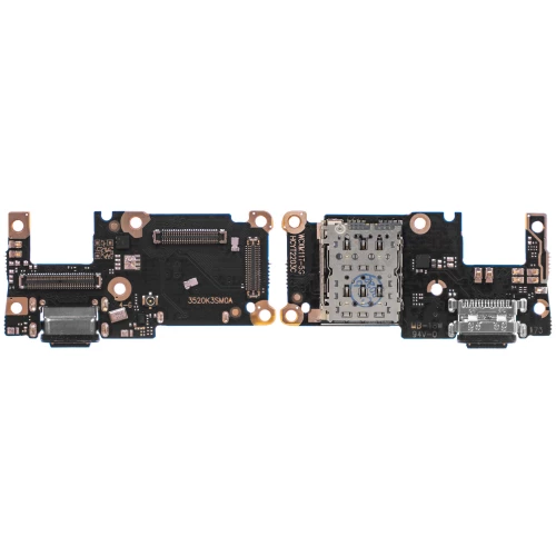 Xiaomi 11T įkrovimo, SIM lizdas ir mikrofonas (PCB plokštė)