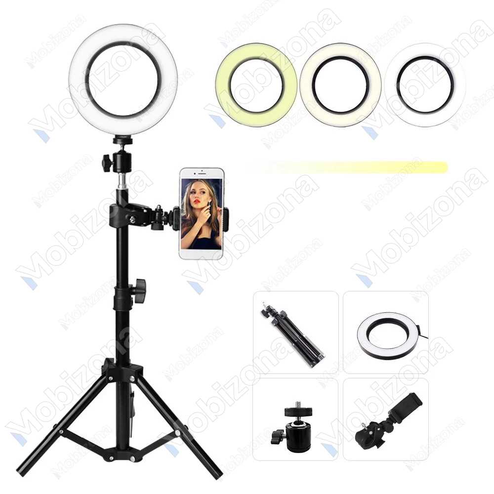 Stand, Phone Holder with LED Ring 6.2 inch RL6-160