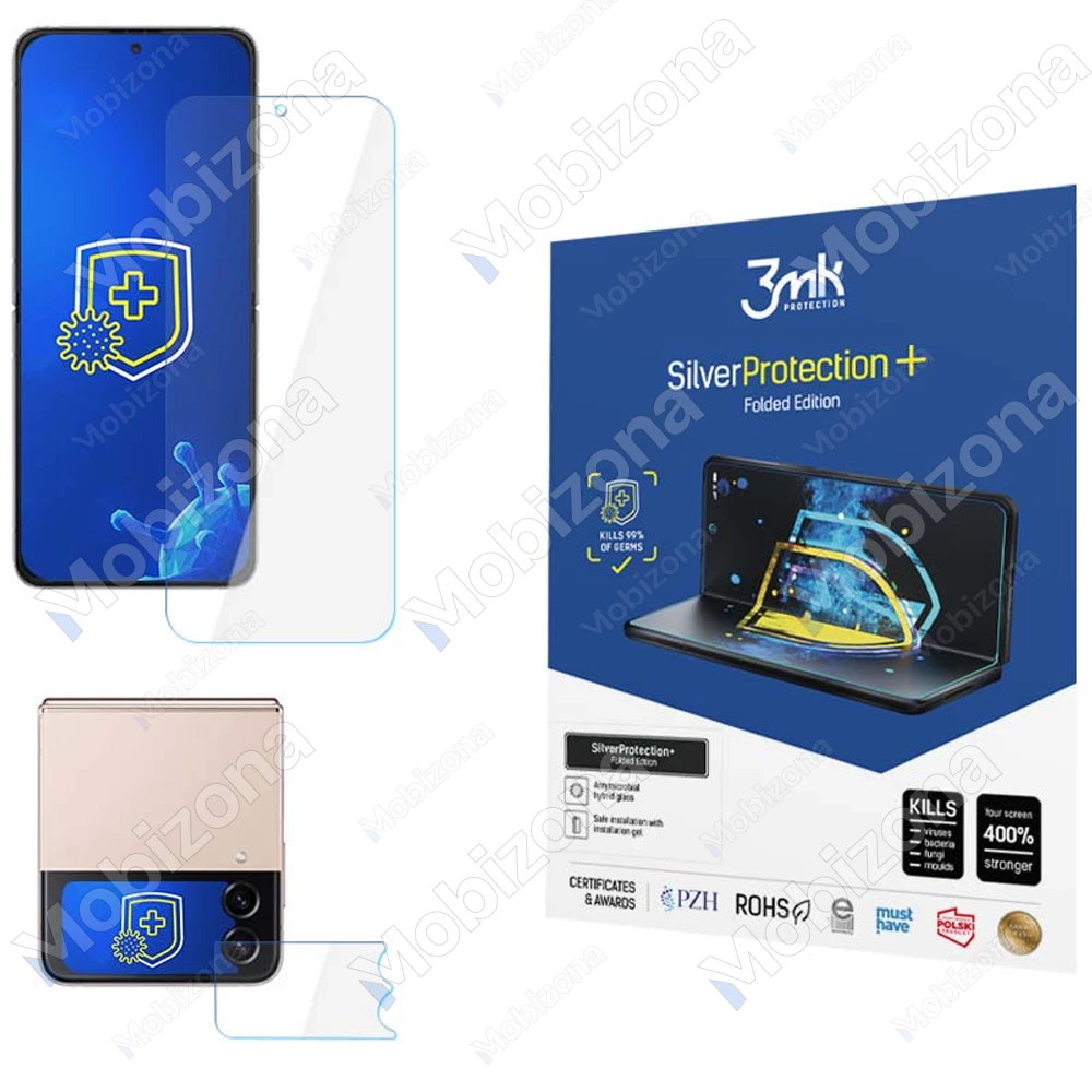 Samsung Galaxy Z Flip4 Screen Protector Film 3MK SilverProtection+ Folded Edition