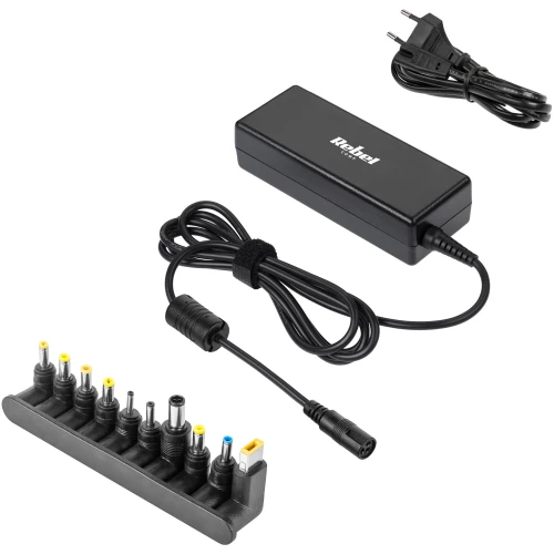 Universalus 90W įkroviklis nešiojamiems kompiuteriams Rebel KOM0939-90