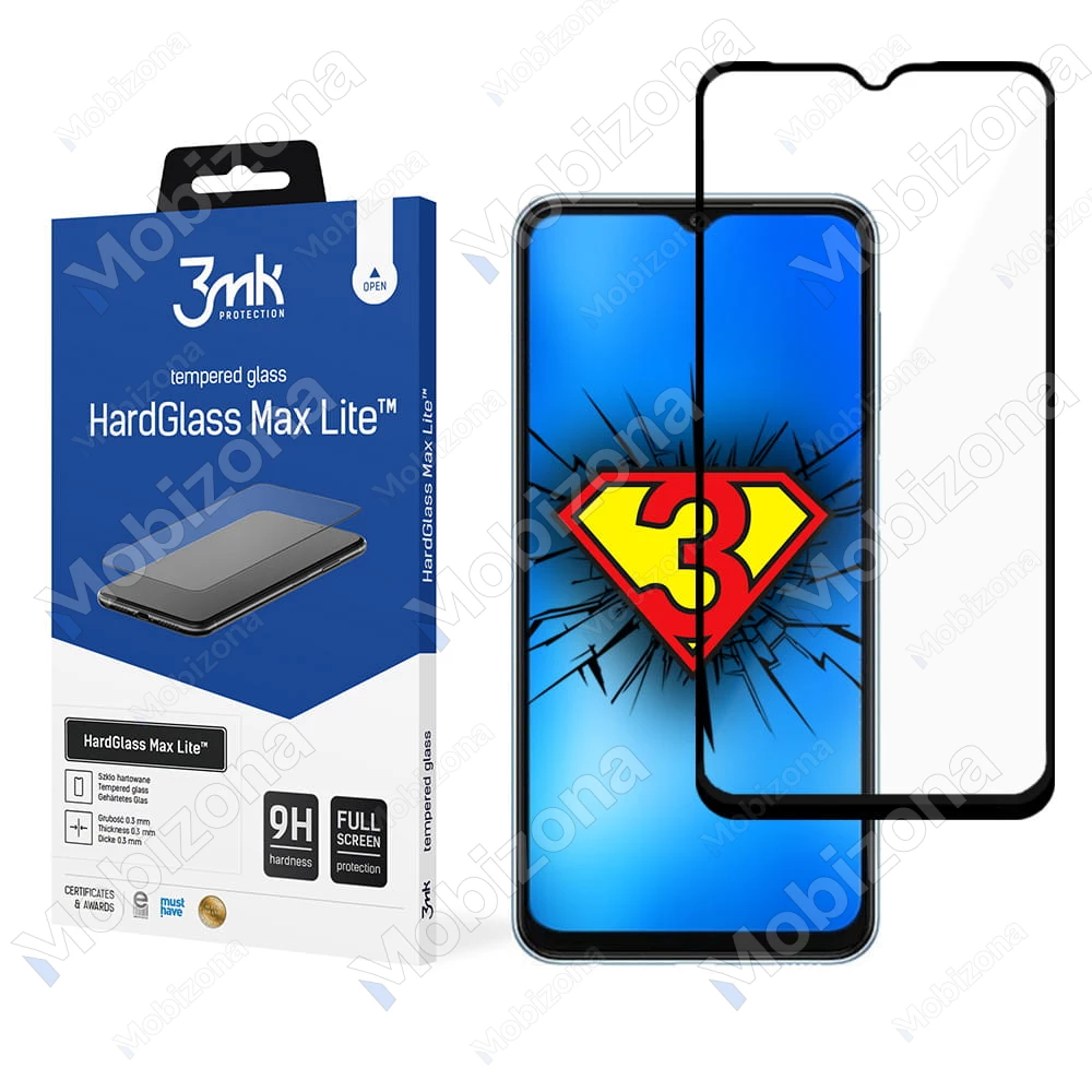 Samsung Galaxy A23 4G, A23 5G, M23, M33 apsauginis stiklas 3MK HardGlass Max Lite
