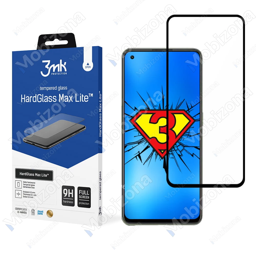 OnePlus Nord CE 2 Lite 5G apsauginis stiklas 3MK HardGlass Max Lite