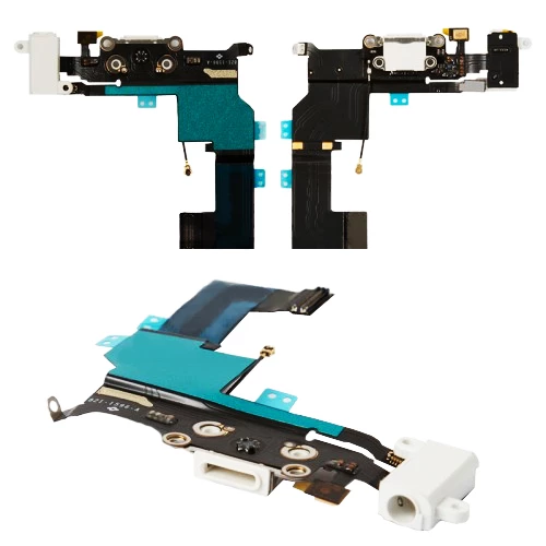 Apple iPhone 5S įkrovimo, ausinių lizdas ir mikrofonas (lanksčioji jungtis)