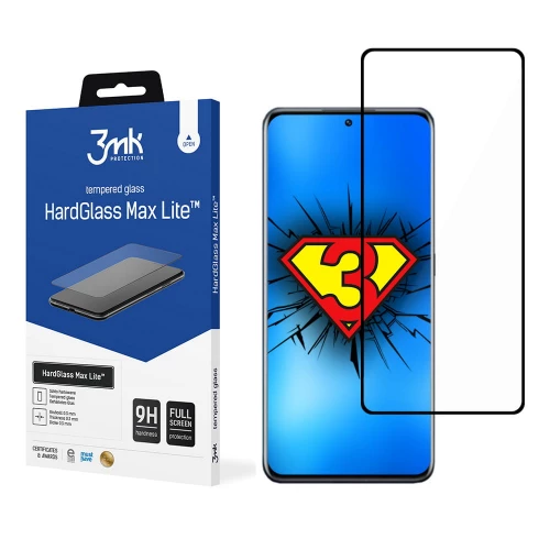 Xiaomi 12T, 12T Pro Tempered Glass 3MK HardGlass Max Lite Xiaomi 12T, 12T Pro Tempered Glass 3MK HardGlass Max Lite