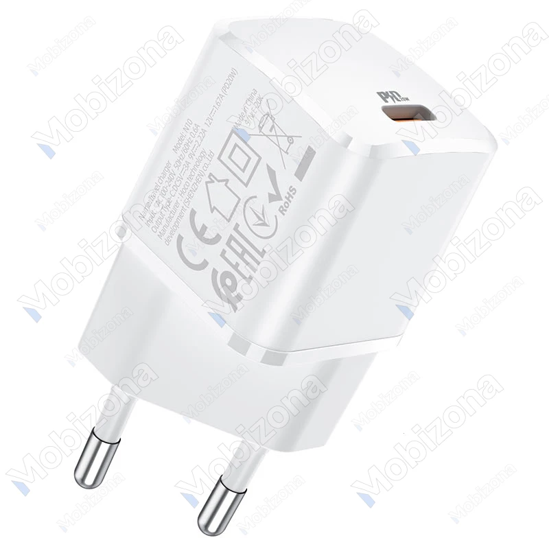 Travel Charger Type-C PD Hoco N10 Starter (3.0A, 20W)