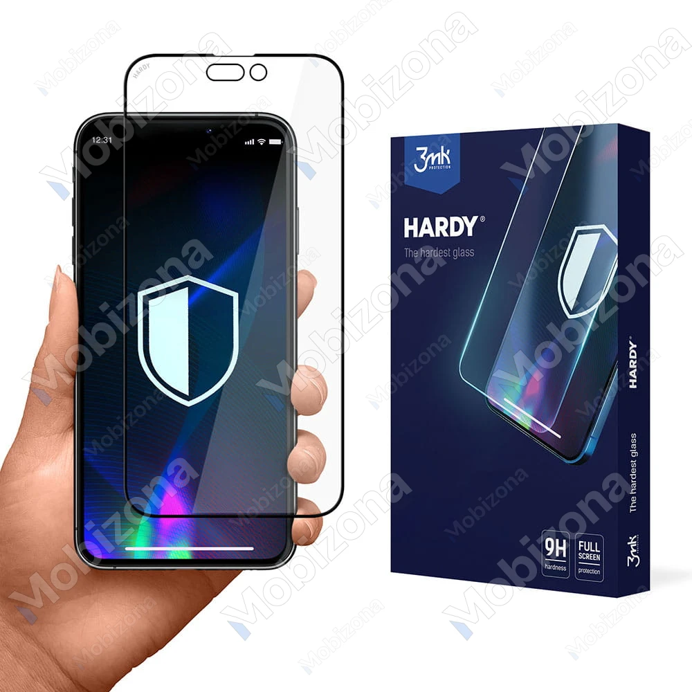 iPhone 14 Pro skirtas apsauginis stiklas 3MK Hardy