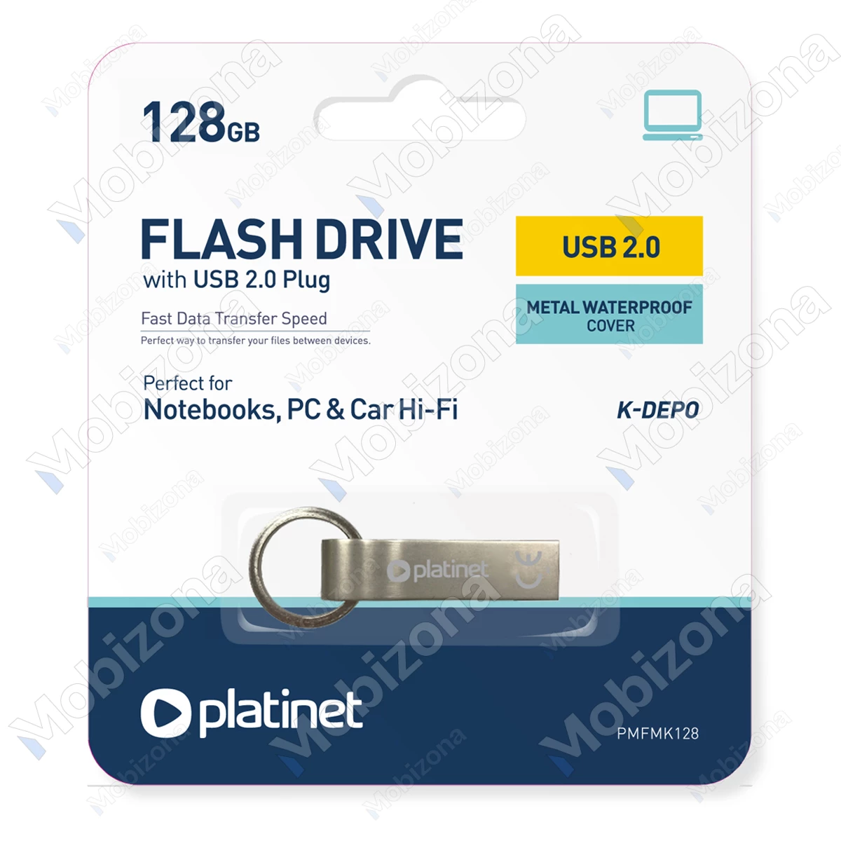USB raktas, atmintinė 128GB Platinet K-Depo