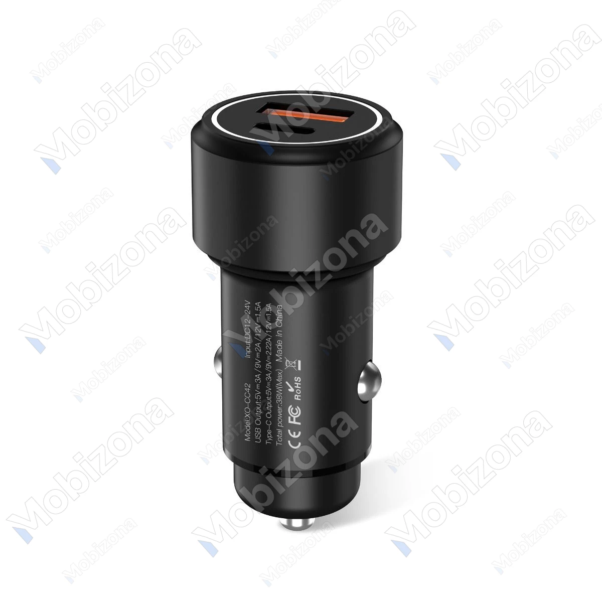 Car Charger Type-C, USB PD, QC 3.0 XO CC42 (3.0A, 38W)