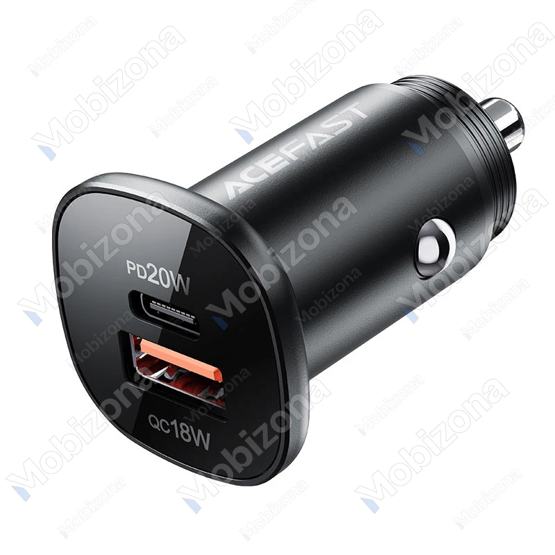 Car Charger USB, Type-C PD, QC 3.0 Acefast B1 (20W)